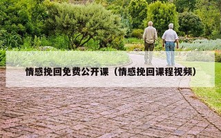 情感挽回免费公开课（情感挽回课程视频）