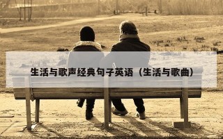 生活与歌声经典句子英语（生活与歌曲）