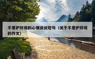 不爱护环境的心情说说短句（关于不爱护环境的作文）