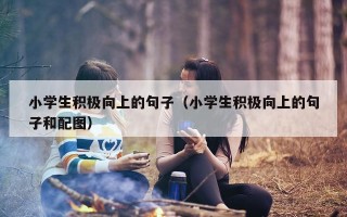 小学生积极向上的句子（小学生积极向上的句子和配图）