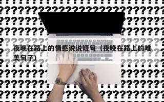 夜晚在路上的情感说说短句（夜晚在路上的唯美句子）
