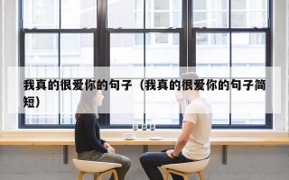 我真的很爱你的句子（我真的很爱你的句子简短）
