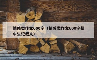 情感类作文600字（情感类作文600字初中生记叙文）