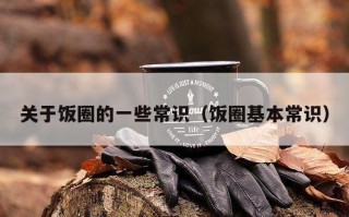 关于饭圈的一些常识（饭圈基本常识）