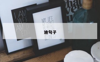 迪句子