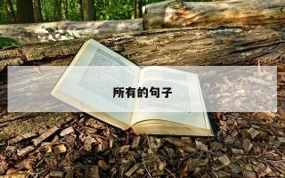 所有的句子