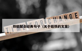 铁磁聚会经典句子（关于磁铁的文案）
