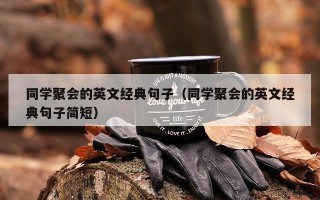 同学聚会的英文经典句子（同学聚会的英文经典句子简短）