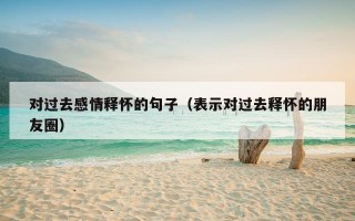 对过去感情释怀的句子（表示对过去释怀的朋友圈）