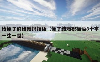给侄子的结婚祝福语（侄子结婚祝福语8个字一生一世）