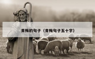 青梅的句子（青梅句子五十字）