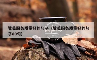 赞美服务质量好的句子（赞美服务质量好的句子80句）