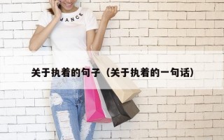 关于执着的句子（关于执着的一句话）