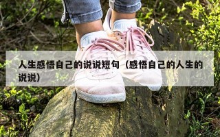 人生感悟自己的说说短句（感悟自己的人生的说说）