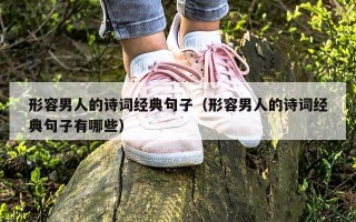 形容男人的诗词经典句子（形容男人的诗词经典句子有哪些）