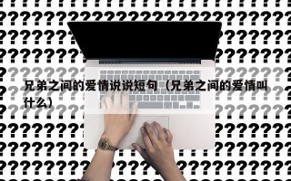 兄弟之间的爱情说说短句（兄弟之间的爱情叫什么）