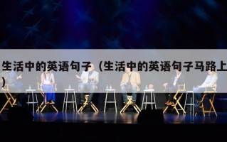 生活中的英语句子（生活中的英语句子马路上）