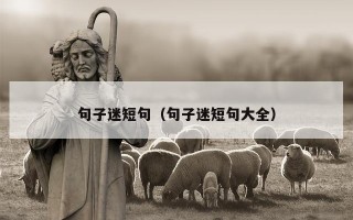 句子迷短句（句子迷短句大全）