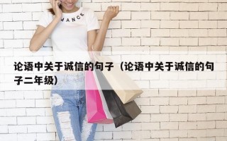 论语中关于诚信的句子（论语中关于诚信的句子二年级）