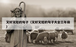又好又短的句子（又好又短的句子大全三年级）
