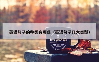 英语句子的种类有哪些（英语句子几大类型）