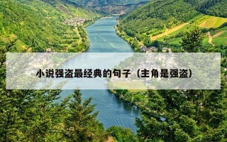 小说强盗最经典的句子（主角是强盗）