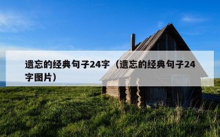 遗忘的经典句子24字（遗忘的经典句子24字图片）