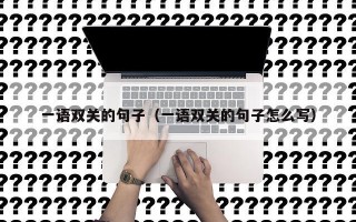 一语双关的句子（一语双关的句子怎么写）