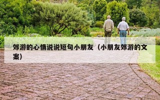 郊游的心情说说短句小朋友（小朋友郊游的文案）