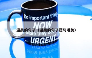 温泉的句子（温泉的句子短句唯美）