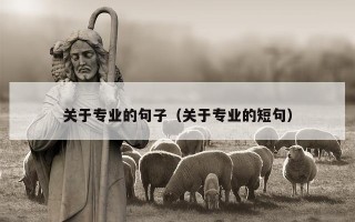 关于专业的句子（关于专业的短句）