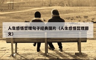 人生感悟哲理句子经典图片（人生感悟哲理图文）