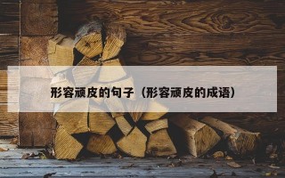 形容顽皮的句子（形容顽皮的成语）