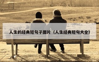人生的经典短句子图片（人生经典短句大全）