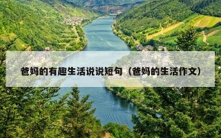 爸妈的有趣生活说说短句（爸妈的生活作文）