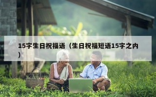 15字生日祝福语（生日祝福短语15字之内）