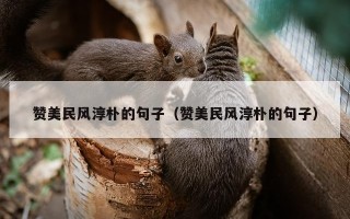 赞美民风淳朴的句子（赞美民风淳朴的句子）