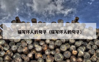 描写坏人的句子（描写坏人的句子）