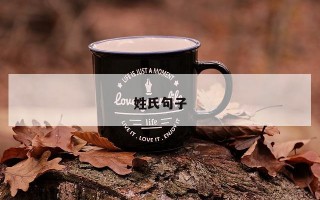 姓氏句子