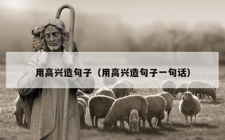 用高兴造句子（用高兴造句子一句话）
