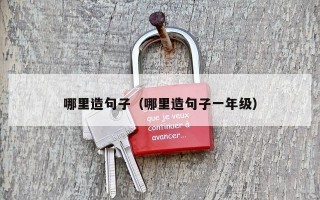 哪里造句子（哪里造句子一年级）