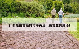 什么是销售经典句子英语（销售金典用语）