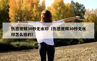 伤感视频30秒无水印（伤感视频30秒无水印怎么拍的）