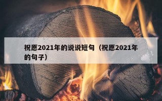 祝愿2021年的说说短句（祝愿2021年的句子）