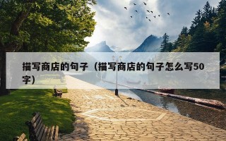 描写商店的句子（描写商店的句子怎么写50字）