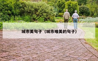 城市美句子（城市唯美的句子）