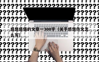 感想感悟的文章一300字（关于感想作文怎么写）