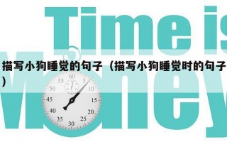 描写小狗睡觉的句子（描写小狗睡觉时的句子）
