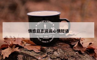 情感日志说说心情短语