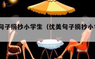 优美句子摘抄小学生（优美句子摘抄小学生15字）